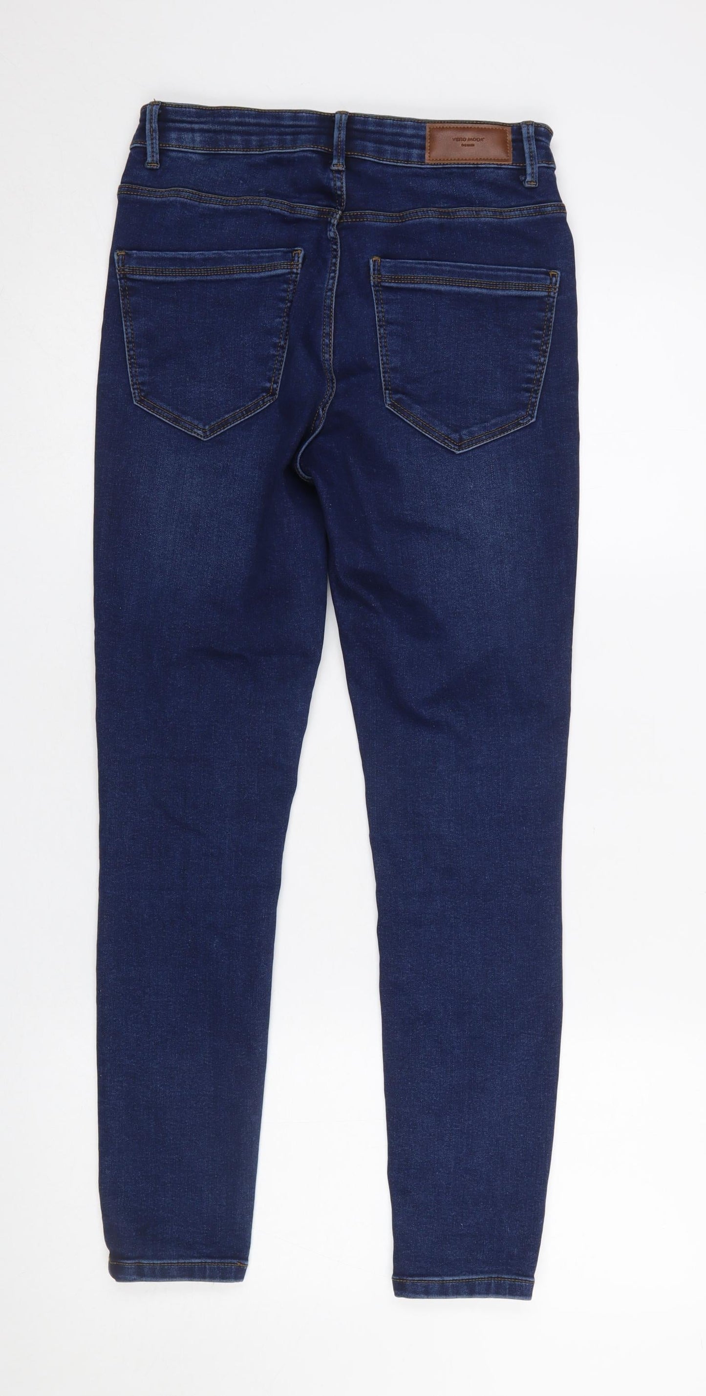 Womens UK Size S VERO MODA Slim Fit Skinny Blue Jeans