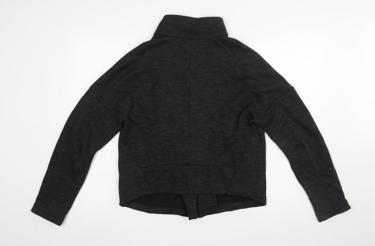 Womens UK Size L adidas Black Full Zip Sweatshirt