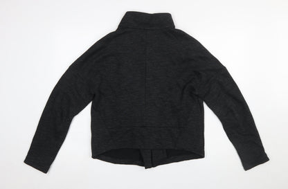 Womens UK Size L adidas Black Full Zip Sweatshirt
