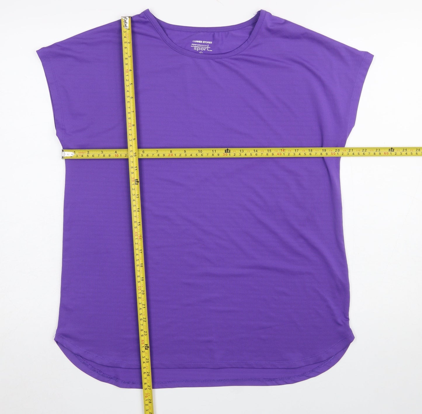 Womens UK Size S Dunnes Stores Purple Gym & Training Yoga Running & Jogging T-Sh