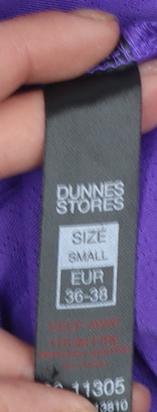 Womens UK Size S Dunnes Stores Purple Gym & Training Yoga Running & Jogging T-Sh