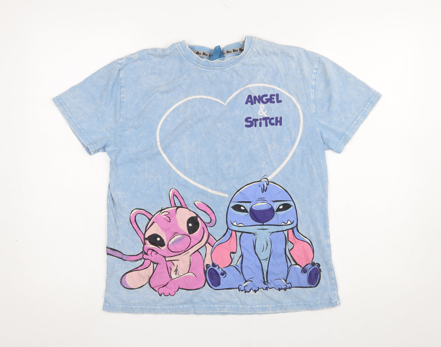 Girls UK Size 12-13 Years Primark Blue Basic T-Shirt