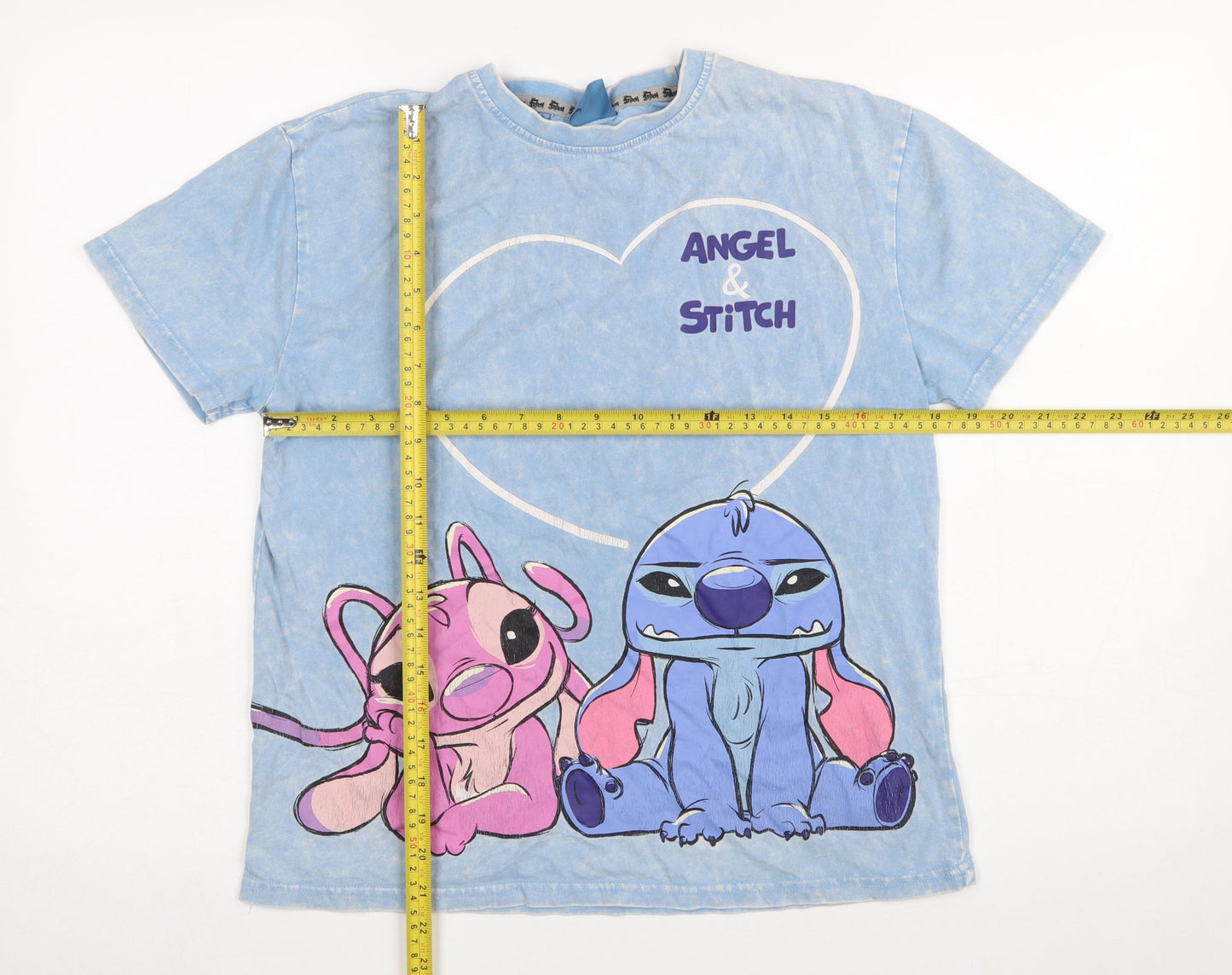 Girls UK Size 12-13 Years Primark Blue Basic T-Shirt