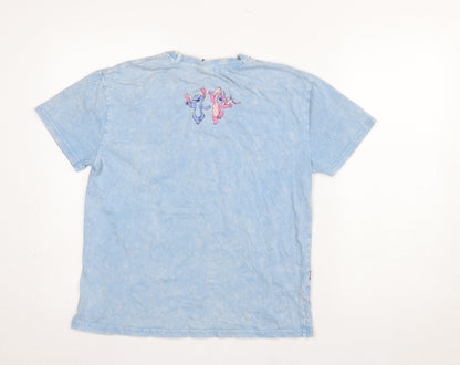 Girls UK Size 12-13 Years Primark Blue Basic T-Shirt