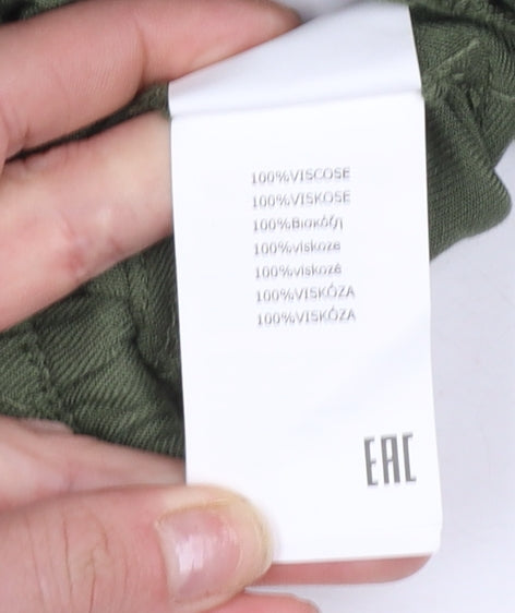 Womens UK Size XL Hailys Relaxed Fit Cargo Green Trousers