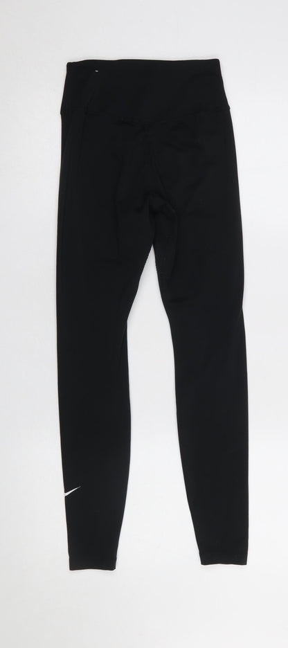 Womens UK Size XS Nike Slim Fit Leggings Black Leggings