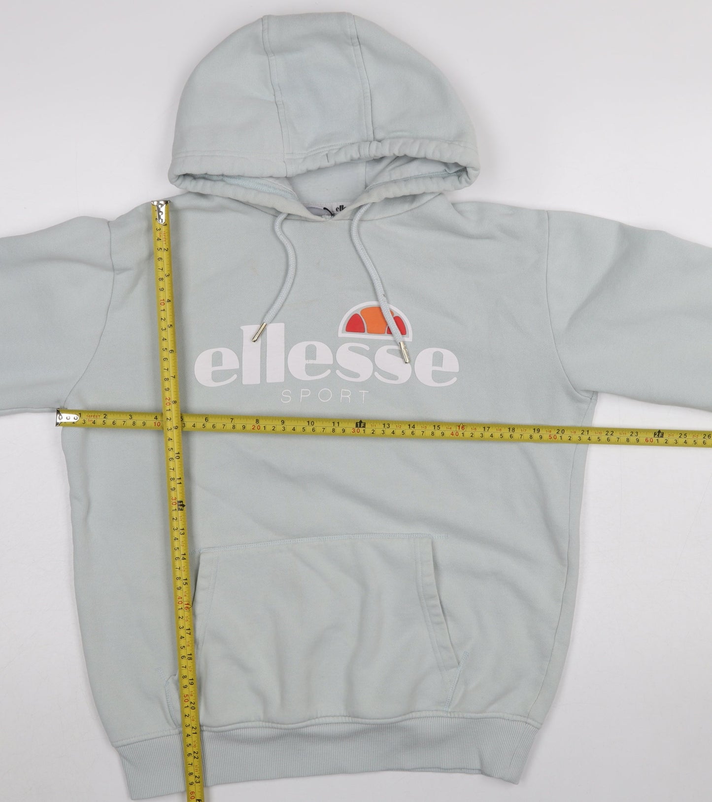 Womens UK Size 12 ellesse Blue Pullover Hoodie