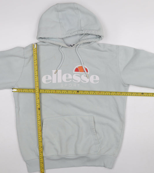 Womens UK Size 12 ellesse Blue Pullover Hoodie