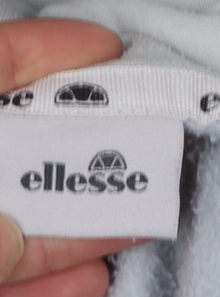 Womens UK Size 12 ellesse Blue Pullover Hoodie