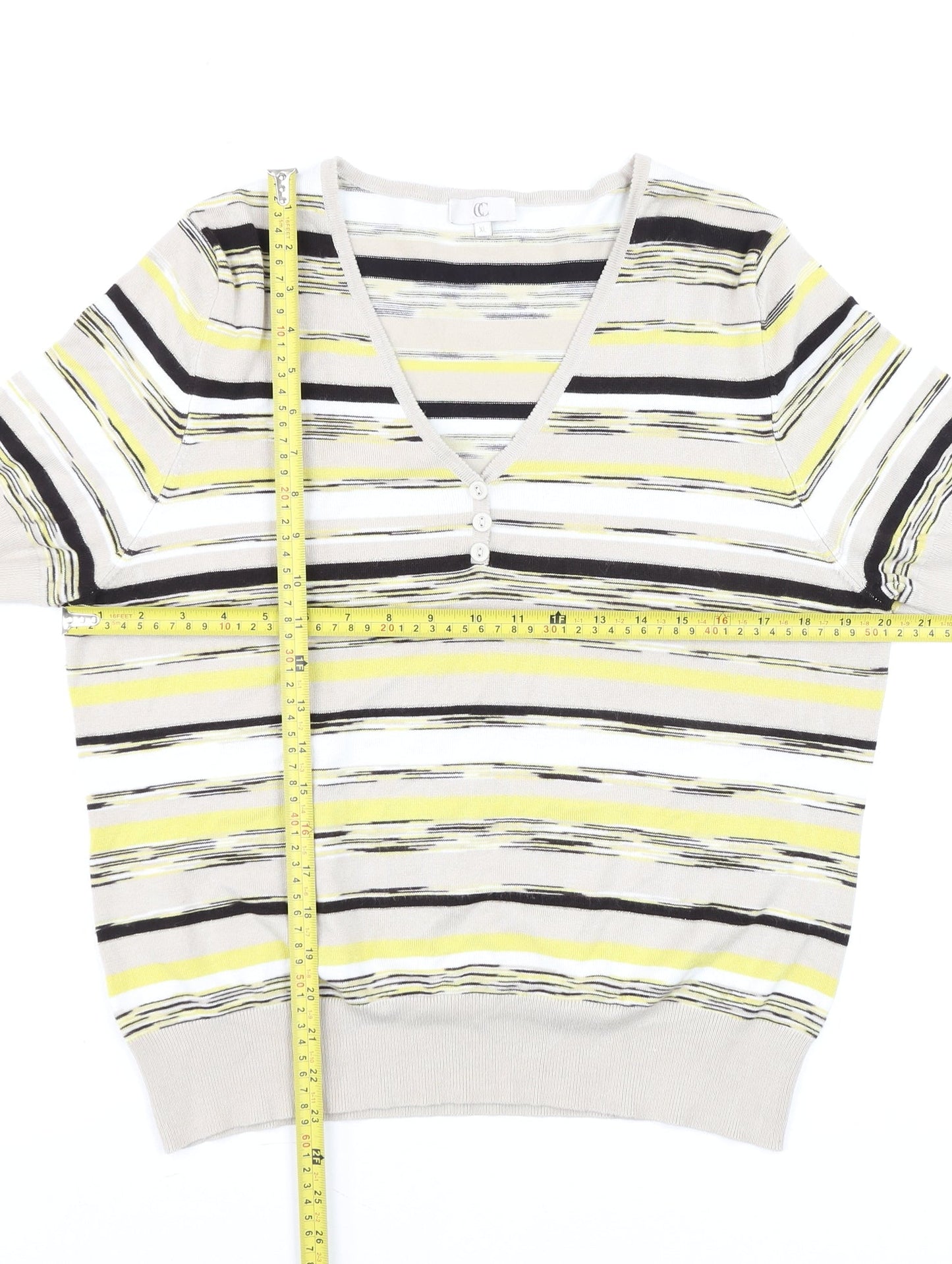 Womens UK Size XL CC Multicoloured Basic Blouse