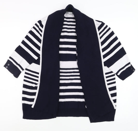 Womens UK Size 18-20 Isle Multicoloured Cardigan Jumper