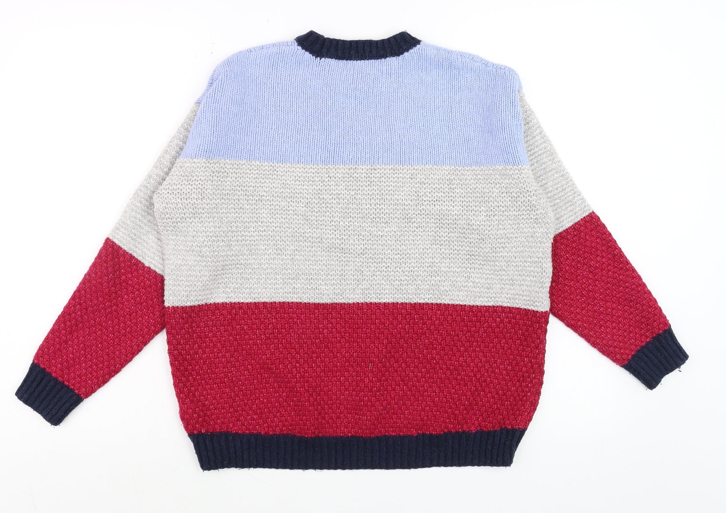 Mens UK Size M Marks and Spencer Multicoloured Pullover Jumper