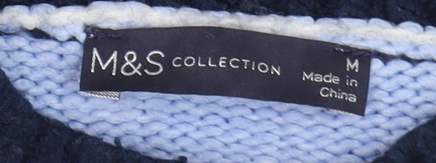 Mens UK Size M Marks and Spencer Multicoloured Pullover Jumper