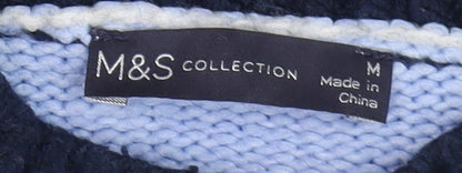 Mens UK Size M Marks and Spencer Multicoloured Pullover Jumper