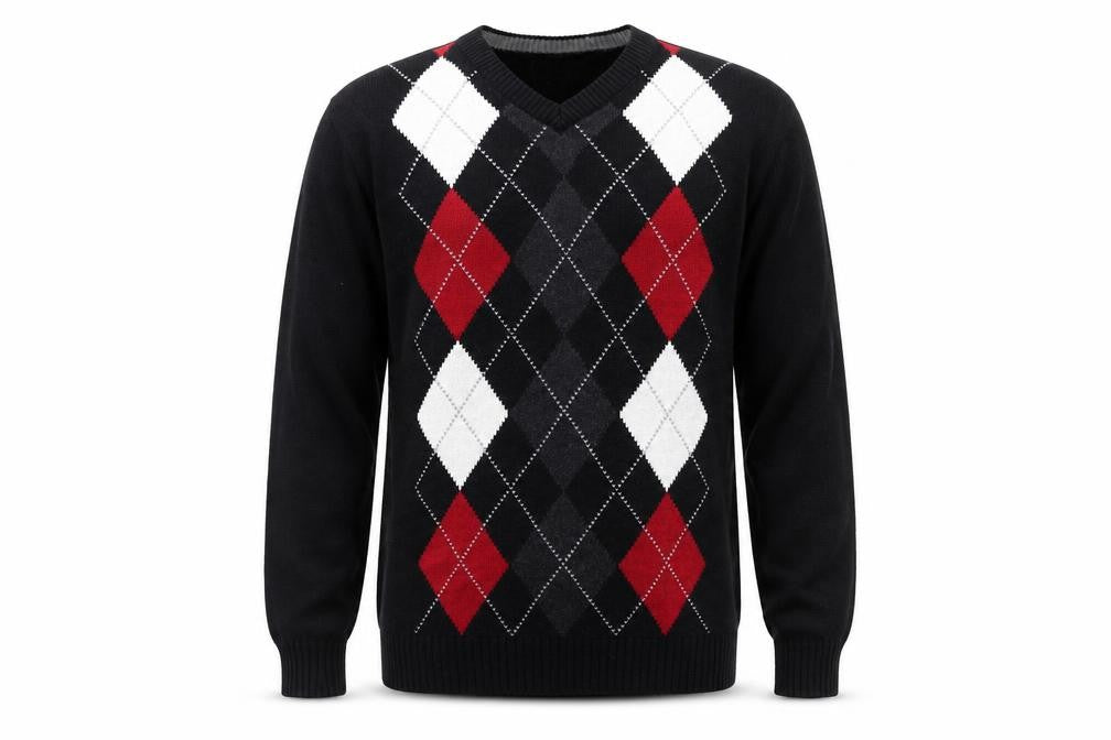 Mens UK Size L XG Black Pullover Jumper