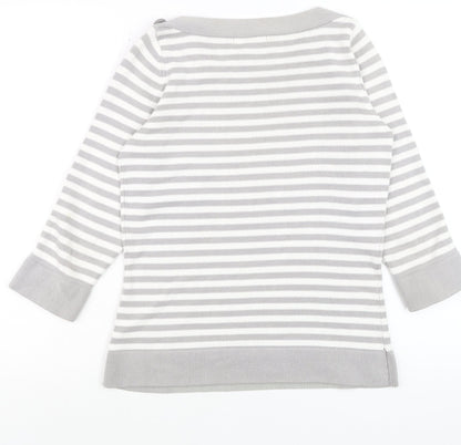 Womens UK Size 8 Marks and Spencer Grey Pullover Jumper