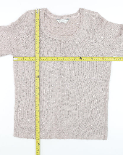 Womens UK Size 8 BHS Pink Pullover Jumper