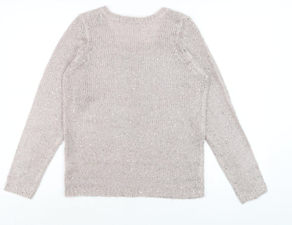 Womens UK Size 8 BHS Pink Pullover Jumper