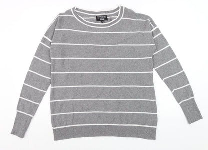 Mens UK Size L Banana Republic Grey Pullover Jumper