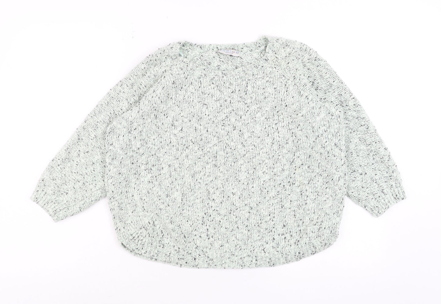 Womens UK Size 10 Marks and Spencer Green Pullover Jumper
