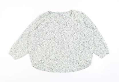 Womens UK Size 10 Marks and Spencer Green Pullover Jumper