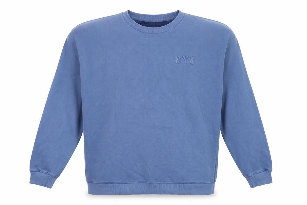 Mens UK Size S Marks and Spencer Blue Pullover Jumper