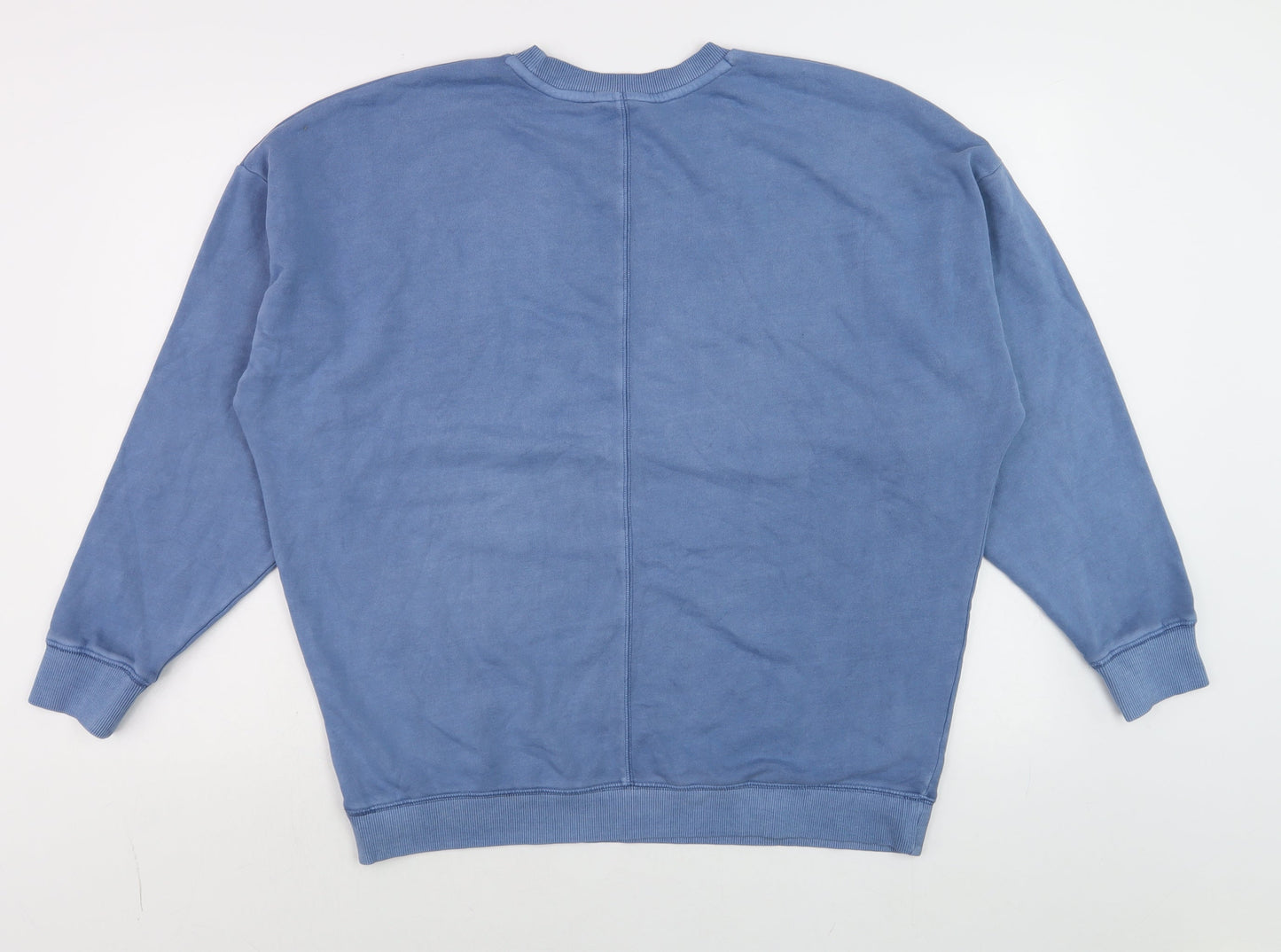 Mens UK Size S Marks and Spencer Blue Pullover Jumper