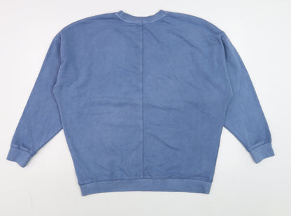 Mens UK Size S Marks and Spencer Blue Pullover Jumper