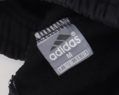 Mens UK Size M adidas Regular Fit Jogger Black Trousers
