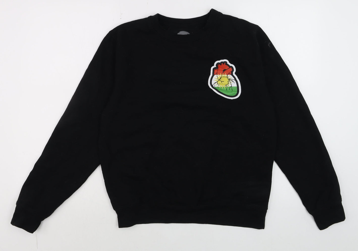 Mens UK Size S Dar Baru Black Pullover Sweatshirt