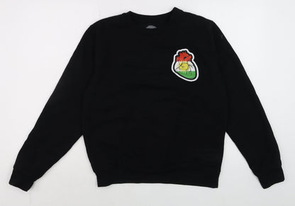 Mens UK Size S Dar Baru Black Pullover Sweatshirt