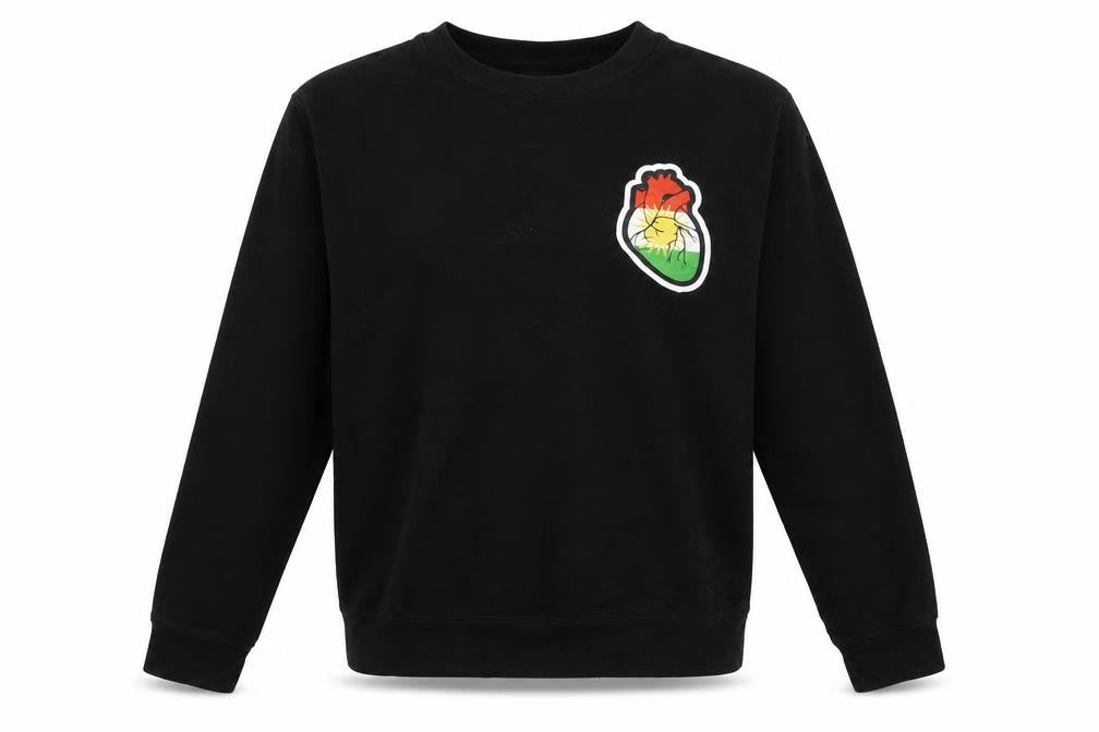 Mens UK Size S Dar Baru Black Pullover Sweatshirt