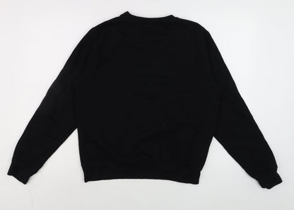 Mens UK Size S Dar Baru Black Pullover Sweatshirt