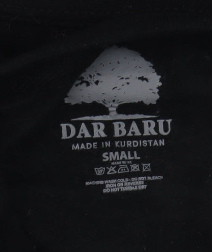 Mens UK Size S Dar Baru Black Pullover Sweatshirt