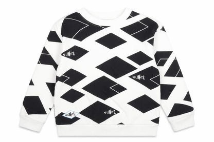 Marks and Spencer Boys Black Geometric No Limits Sweatshirt 4-5 Years
