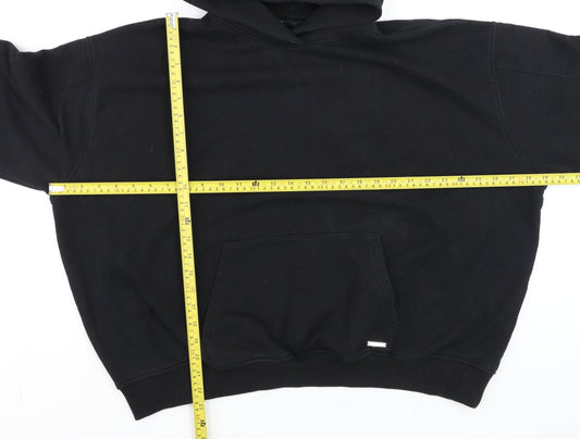 Mens UK Size M Couture Black Pullover Hoodie