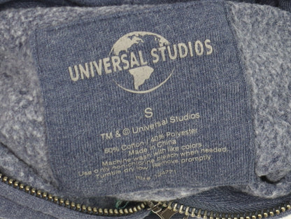 Womens UK Size S Universal Studios Blue Full Zip Hoodie