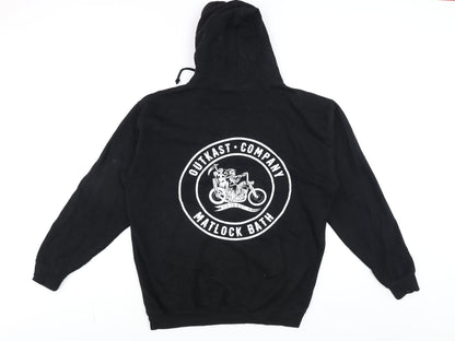 Mens UK Size L Just Hoods Black Pullover Hoodie