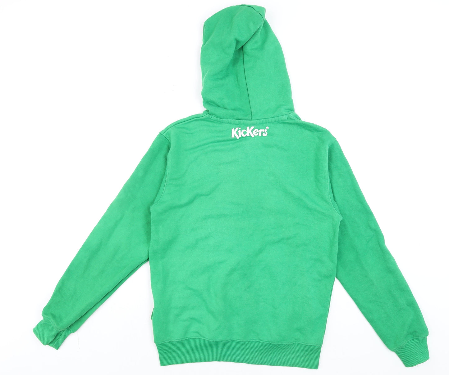 Mens UK Size M Kickers Green Full Zip Hoodie