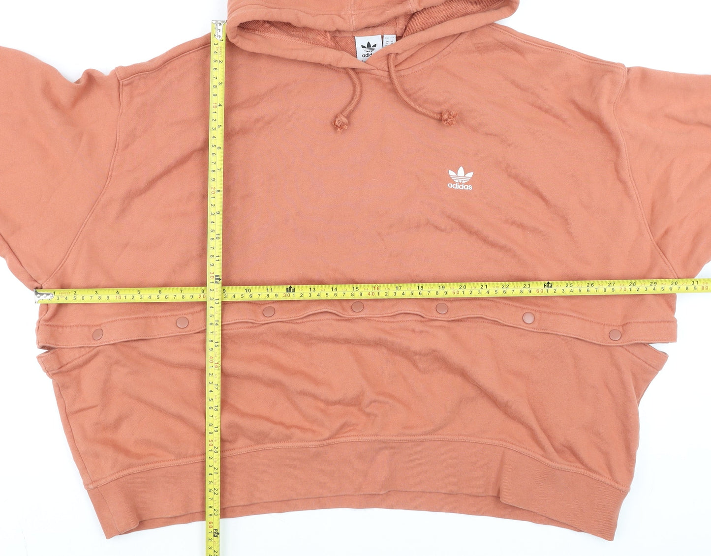 Mens UK Size 1X adidas Brown Pullover Hoodie