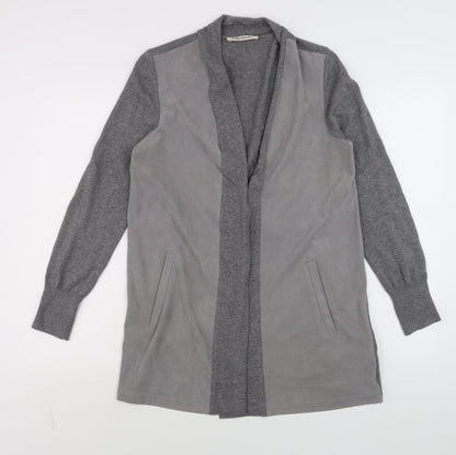Womens UK Size M Betty Barclay Grey Wrap Blouse