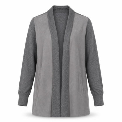 Womens UK Size M Betty Barclay Grey Wrap Blouse