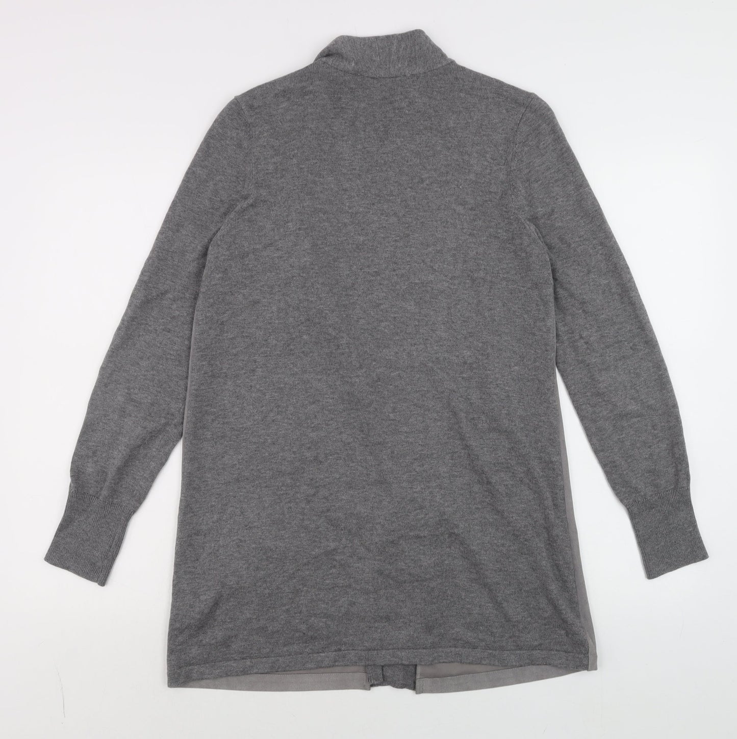 Womens UK Size M Betty Barclay Grey Wrap Blouse