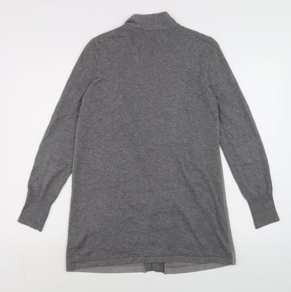 Womens UK Size M Betty Barclay Grey Wrap Blouse