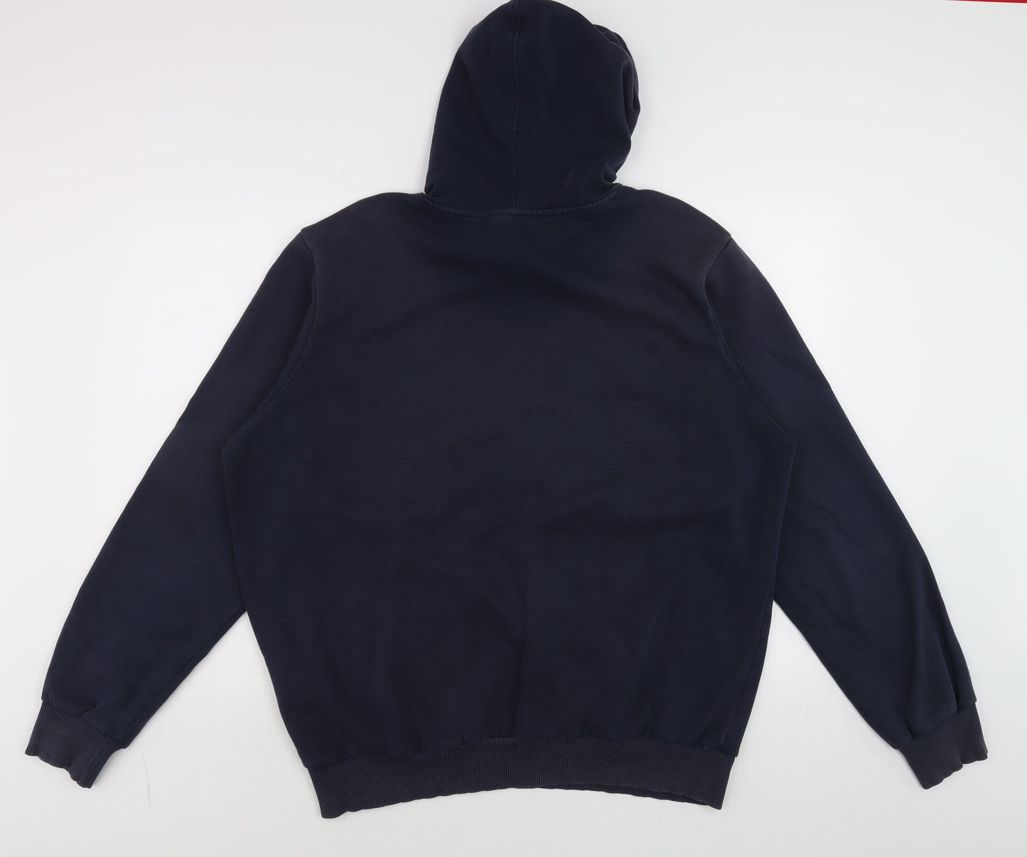 Mens UK Size XL Umbro Blue Pullover Hoodie