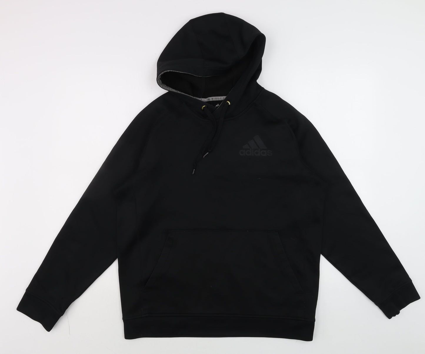 Mens UK Size L adidas Black Pullover Hoodie