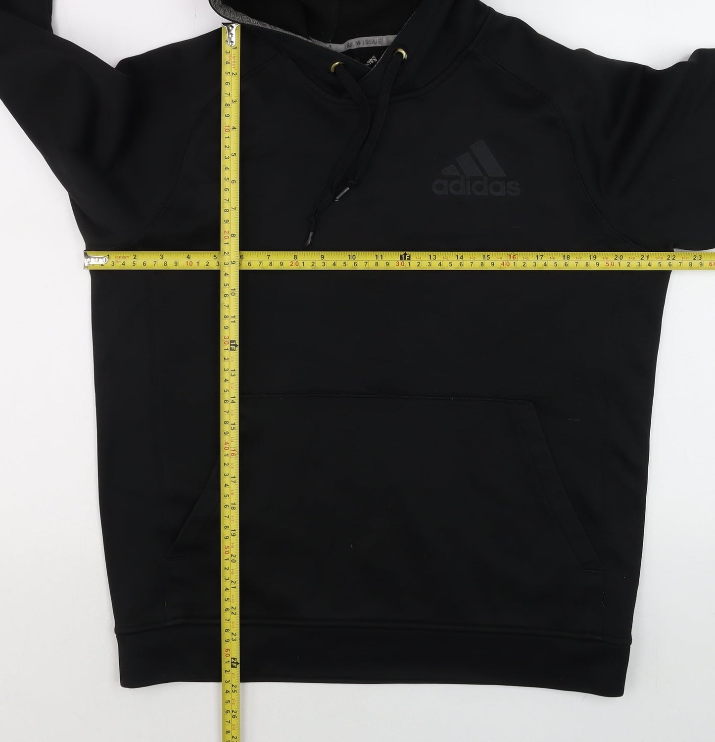 Mens UK Size L adidas Black Pullover Hoodie