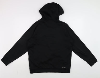 Mens UK Size L adidas Black Pullover Hoodie
