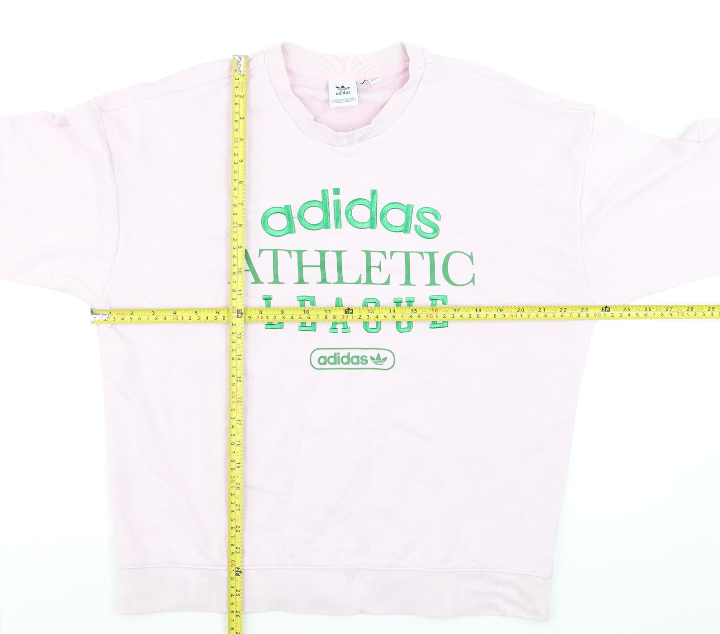 Womens UK Size 14 adidas Pink Pullover Sweatshirt