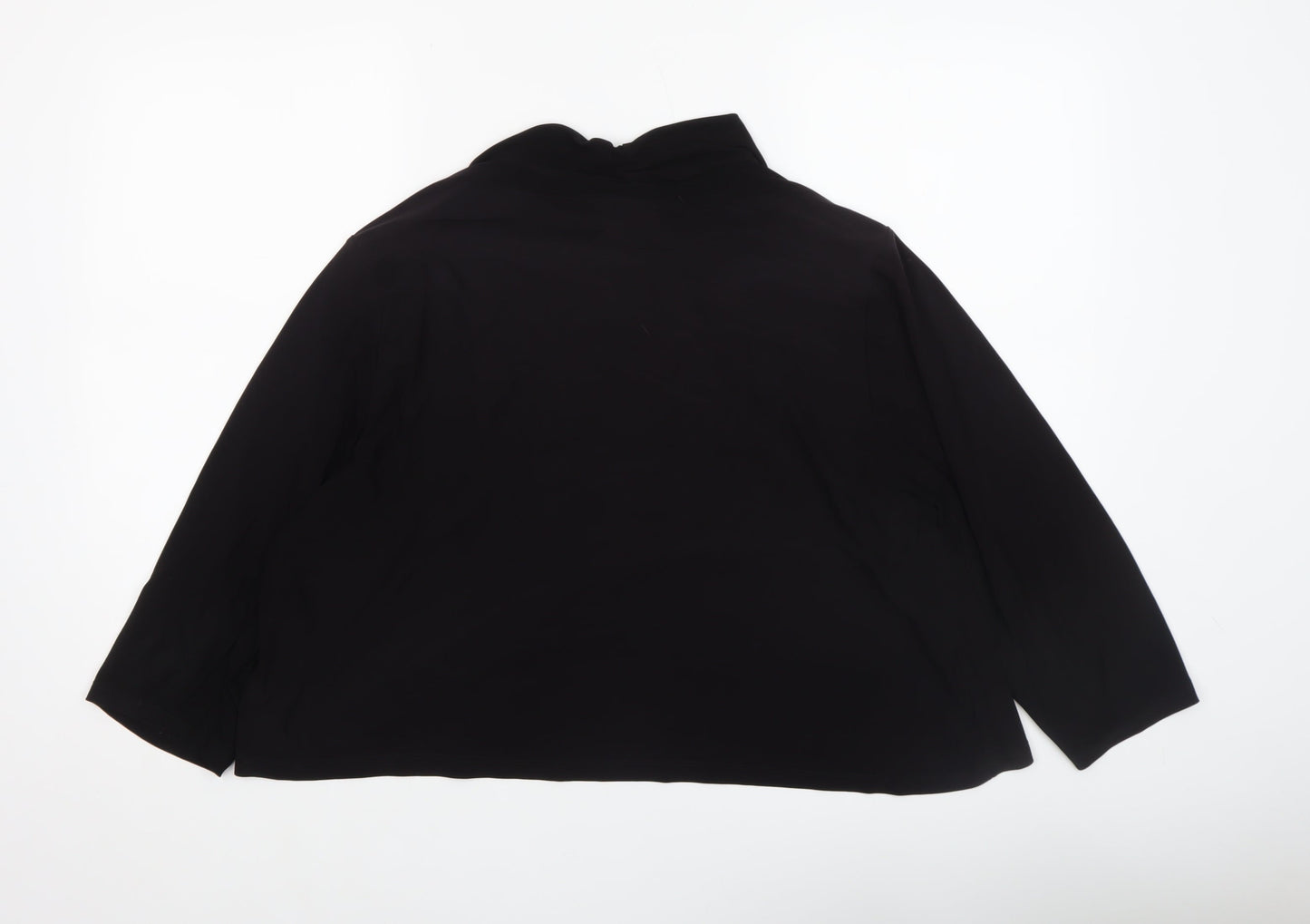 Womens UK Size 2 Ann Harvey Black Basic Jacket